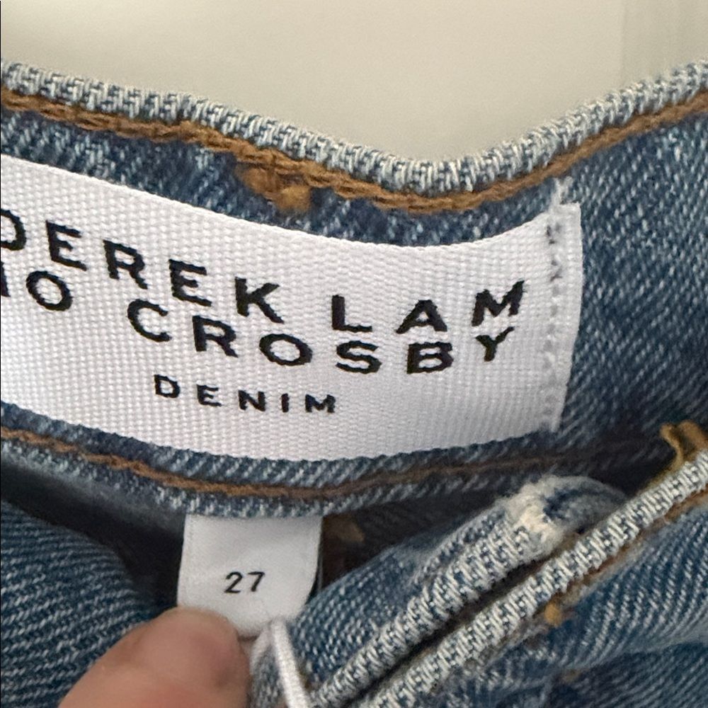 NWT. 10 Crosby Derek Lam Sutton Vintage Denim Skirt - Picture 4 of 12